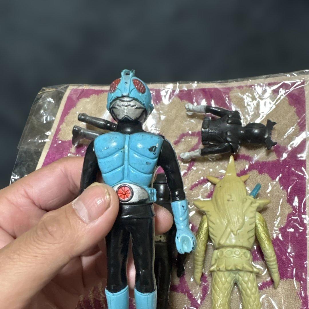 ポピー　ジャンク　ハカイダー　変身忍者嵐　 ソフビ　セット