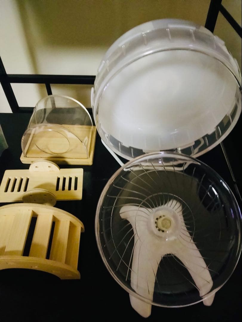 ゆ*様 GEX グラスハーモニー600 ハムスターケージ＋サークル＋おやつ等