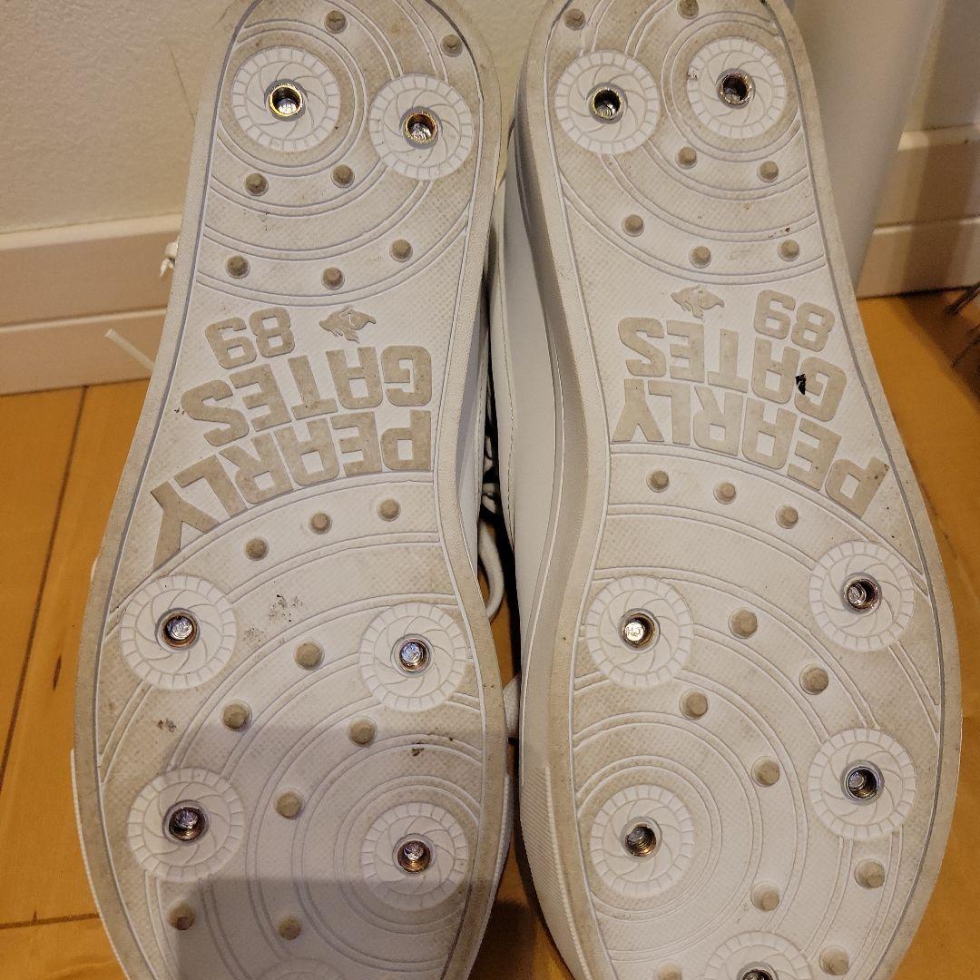 PEARLY GATES ホワイト ハイカットスニーカー