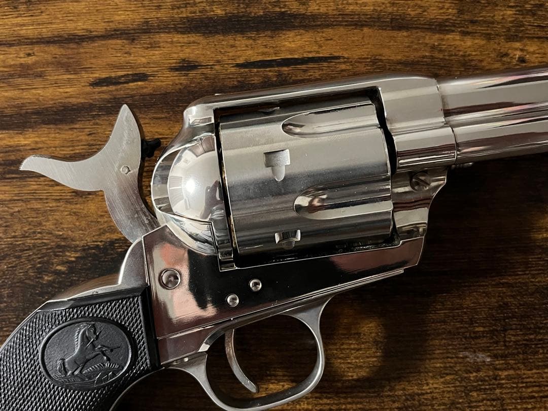 タナカSAA シングルアクションアーミー ニッケルフィニッシュ アーティラリー