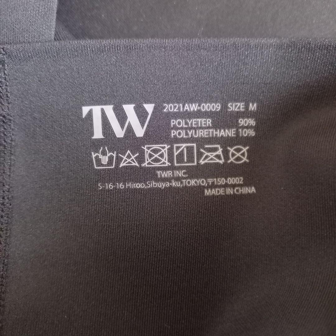 美品 TW YOGA leggings 黒 M ヨガウェア スパッツ 亘つぐみ