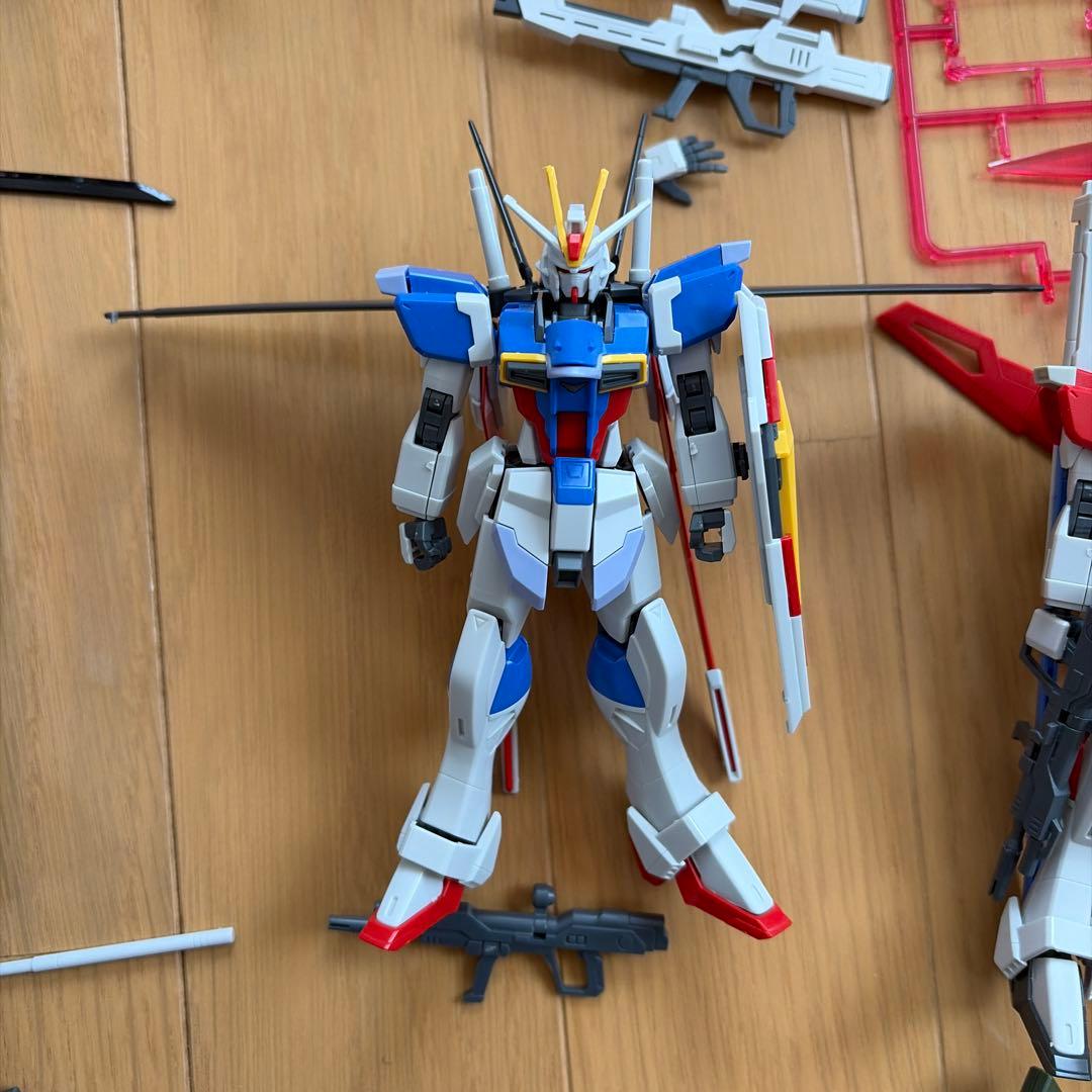 HG フリーダムガンダム　インパルス　ストライクガンダム　ガンプラジャンク