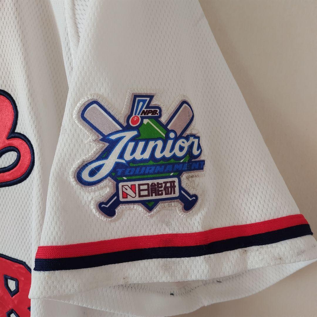 最終価格【実使用】広島東洋カープ ジュニア ユニフォーム 安達哲夫さん XO