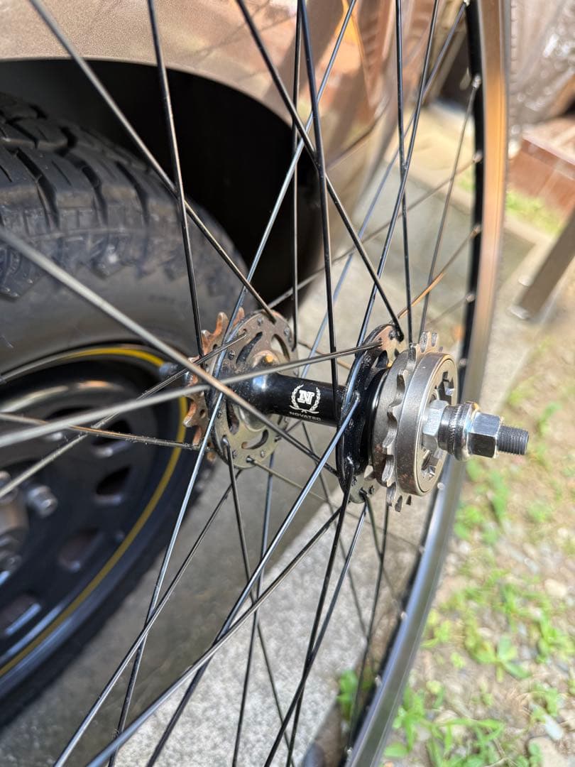 leader735純正ホイール　前後セット　ノバテック