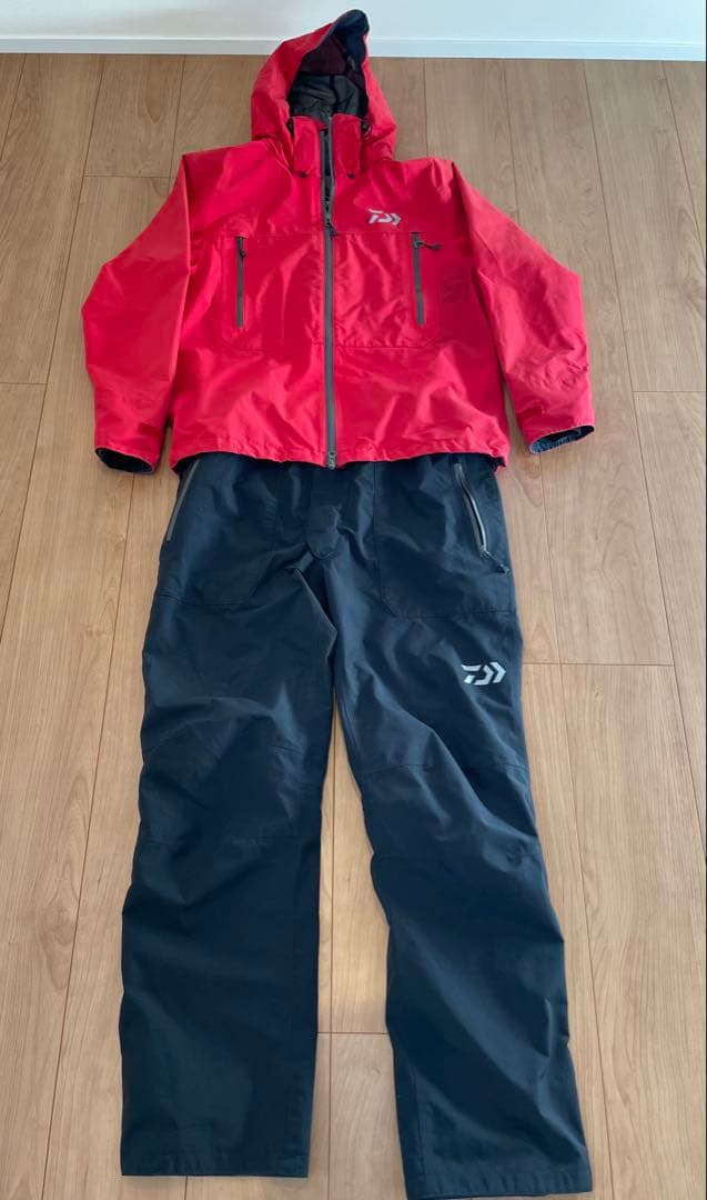 DAIWA GORE-TEX レインウェア DR-1906 M 赤