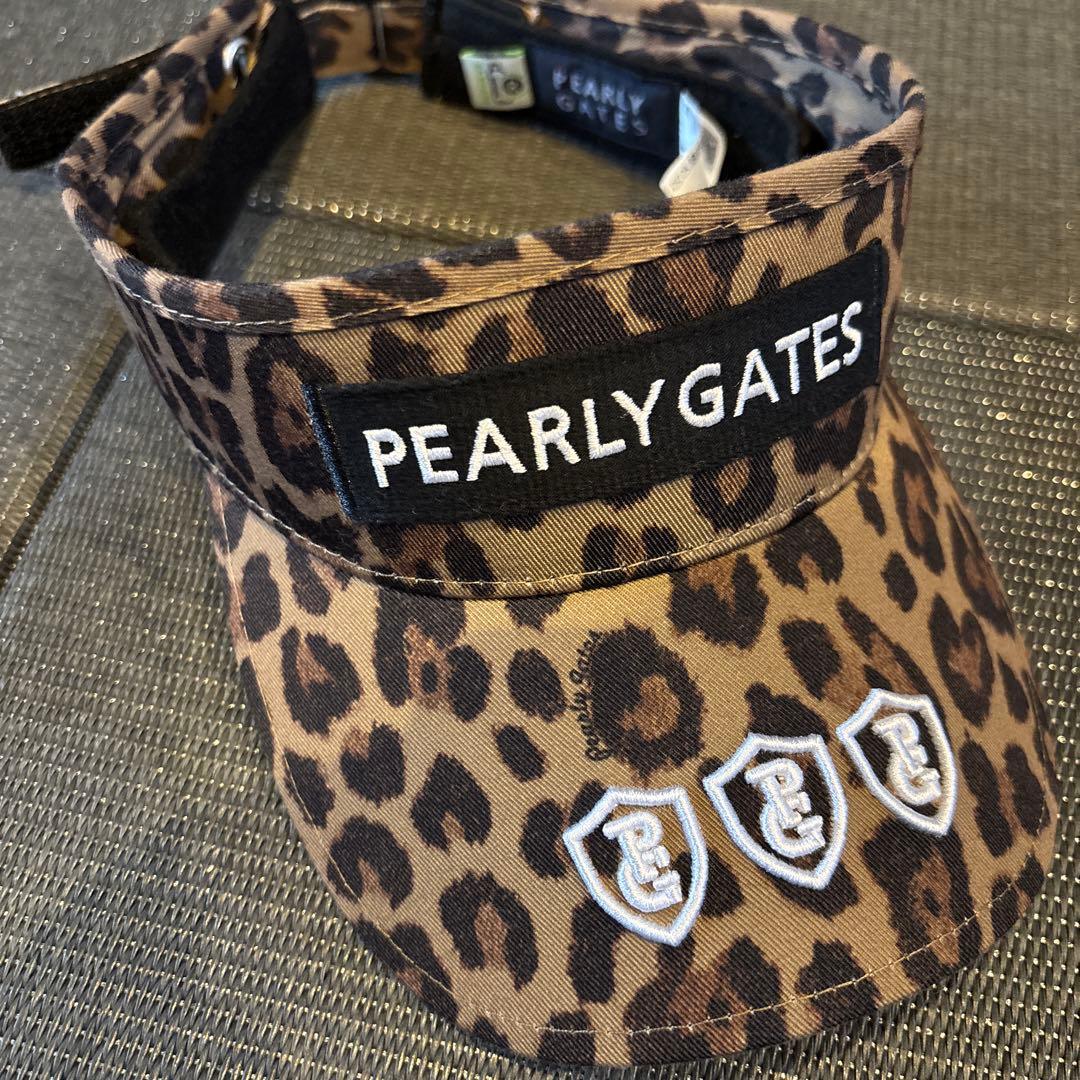 パーリーゲイツ♡ヒョウ柄セーター&バイザー