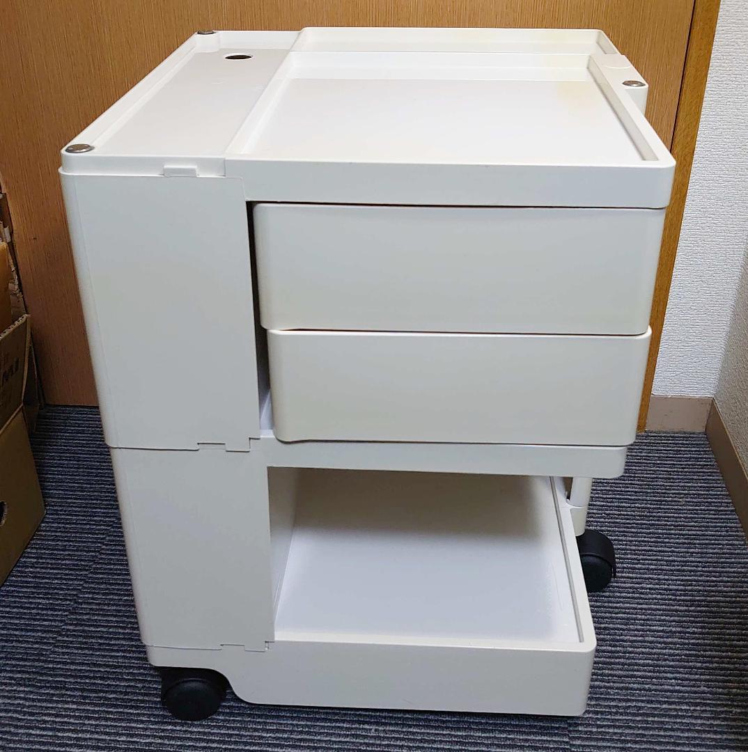 ボビーワゴン｜BOBY Wagon｜2段トレイ｜B-LINE 正規品｜ホワイト