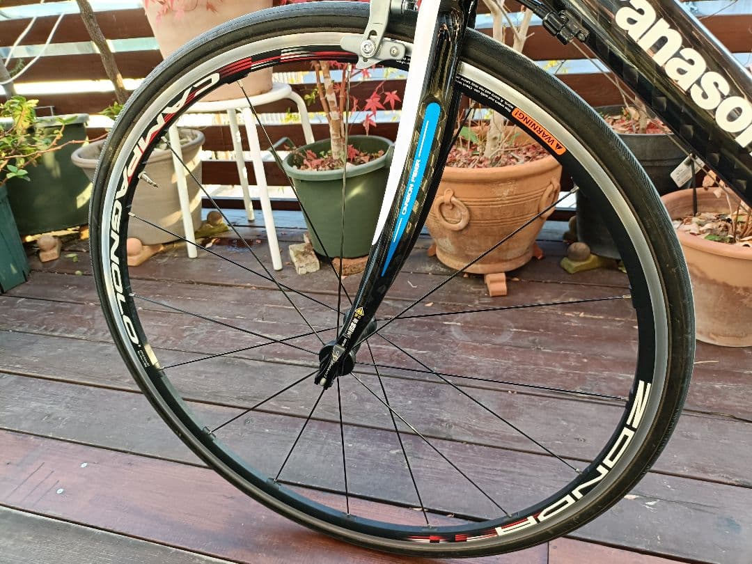 超貴重パナソニック フルカーボンロード カンパニョーロZONDA アルテグラ