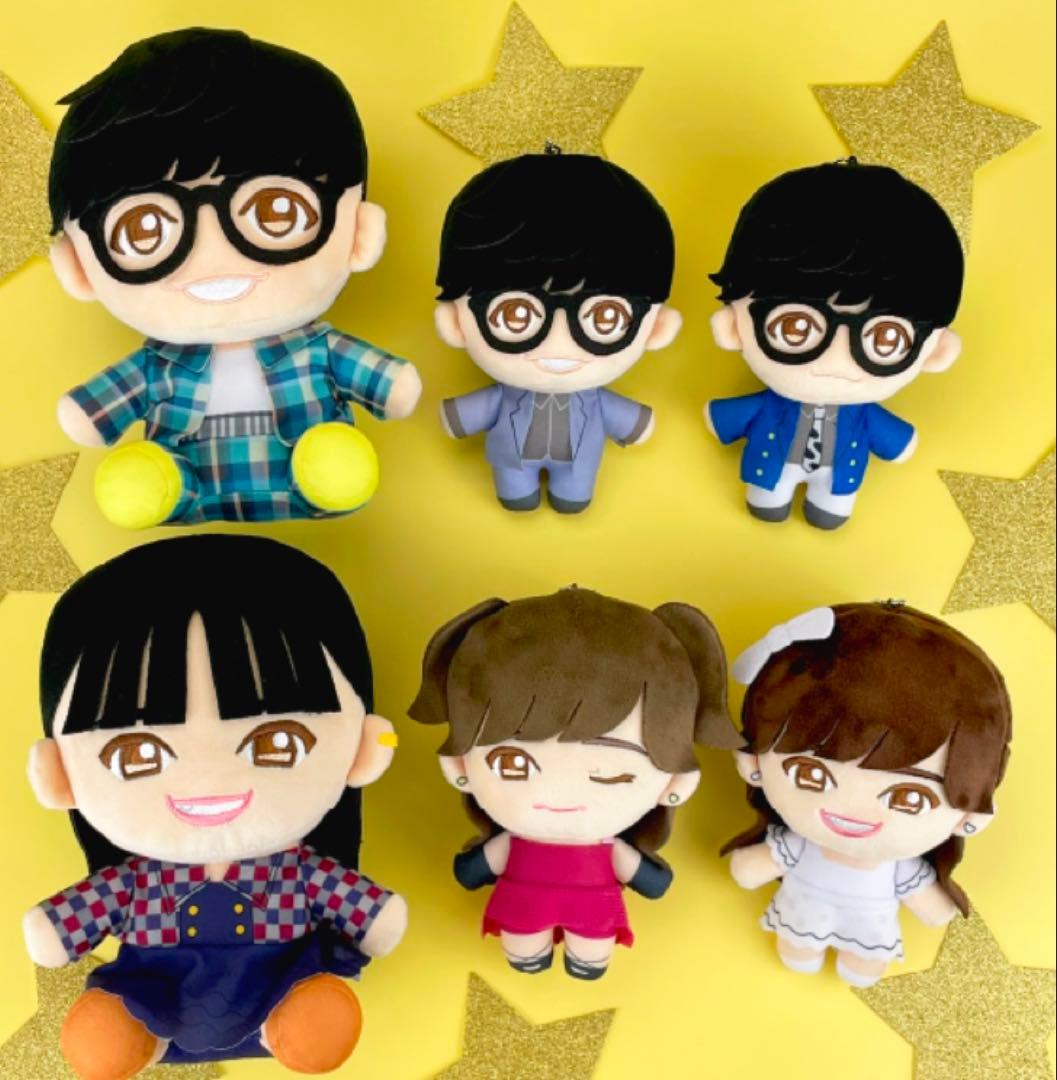 オーイシマサヨシ×鈴木愛理のでしょでしょ マスコット おすわりぬいぐるみ 全種