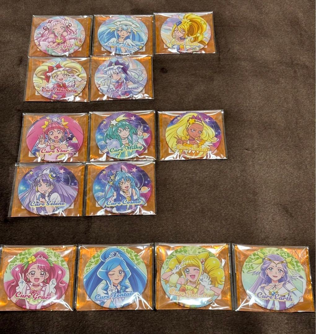 全プリキュア展　缶バッジ　コンプリート