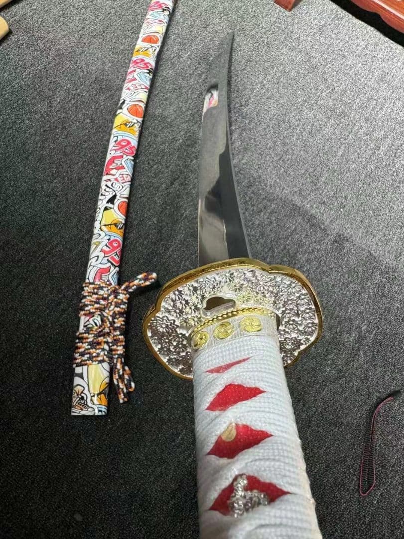 1061-武具 刀装具 日本刀　模造刀 居合刀 武士道 武蔵 鑑賞用 手鍛造打