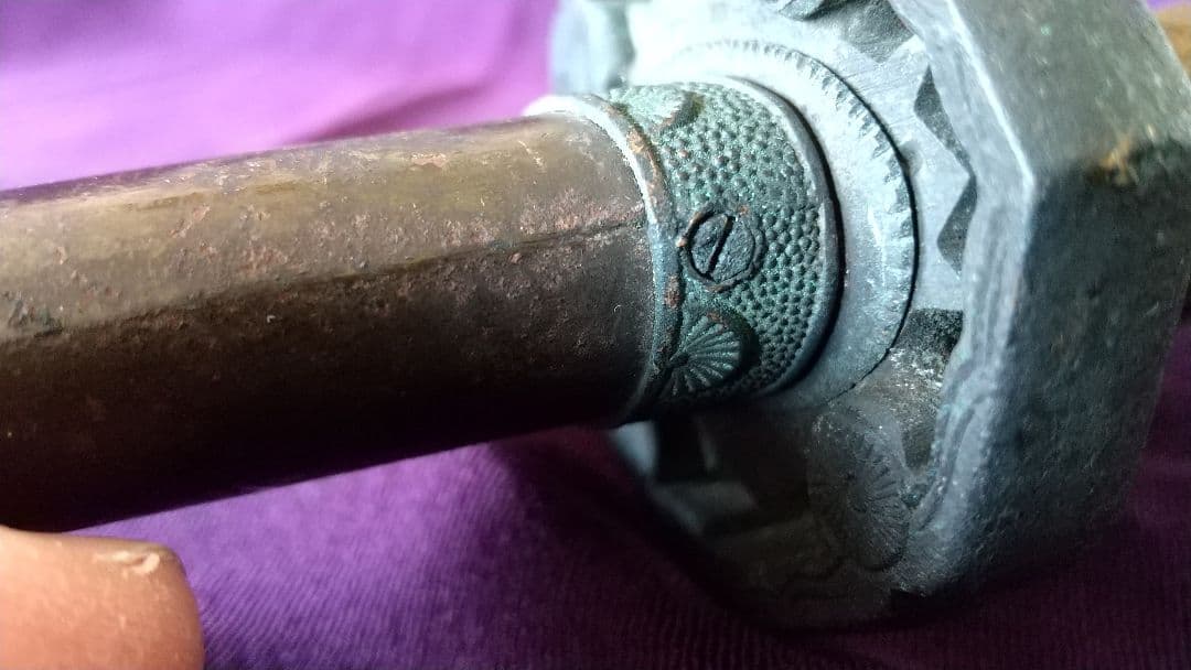 旧日本陸軍・菊紋入り軍刀拵え