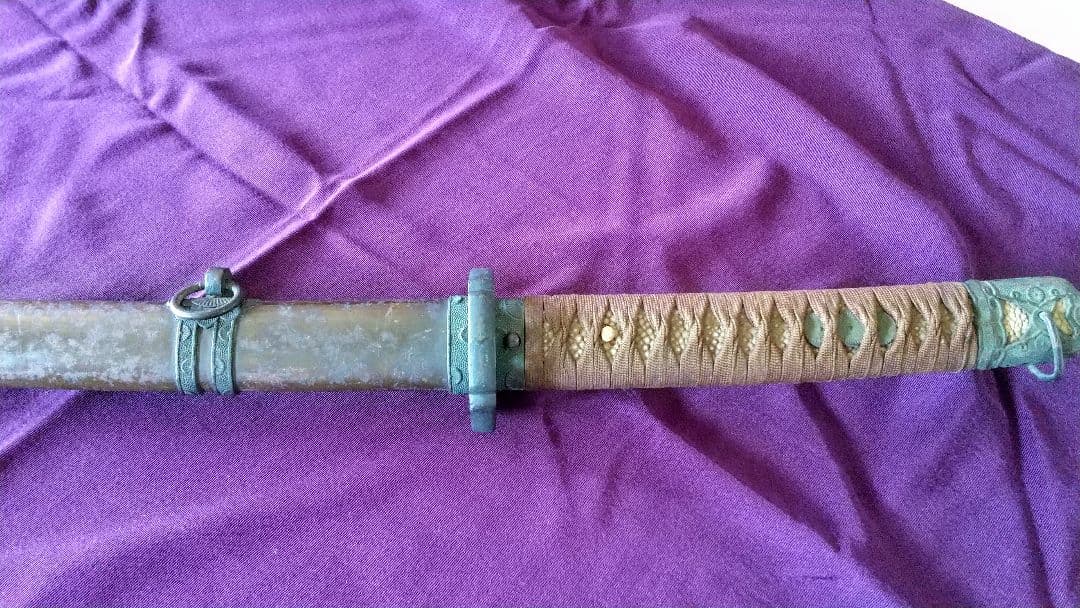 旧日本陸軍・菊紋入り軍刀拵え