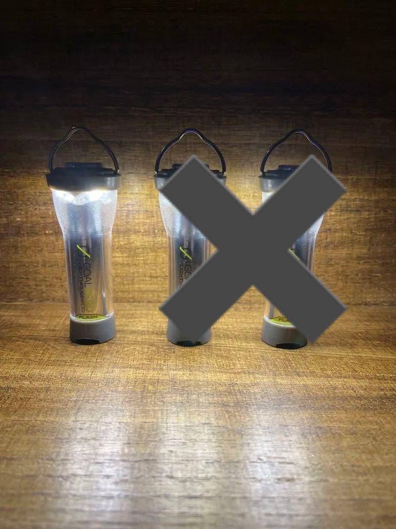 GOAL ZERO ライトハウス マイクロフラッシュ 日本限定　グレー　3本　②