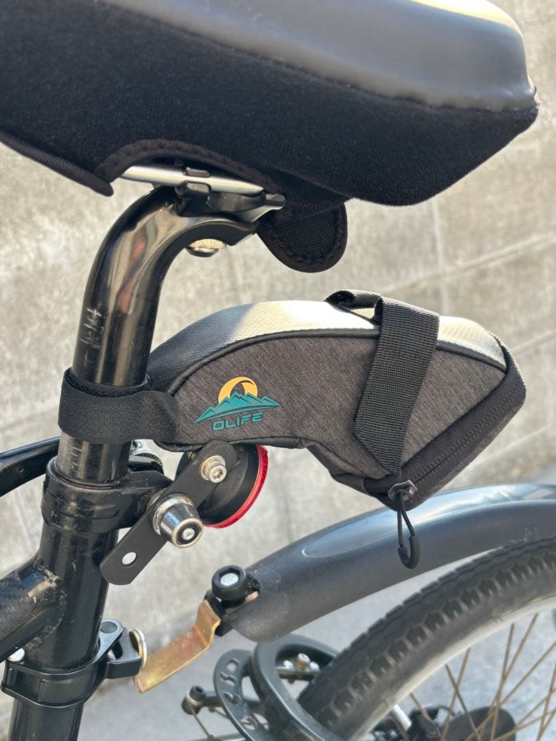 ミニ自転車 黒 バスケット付き