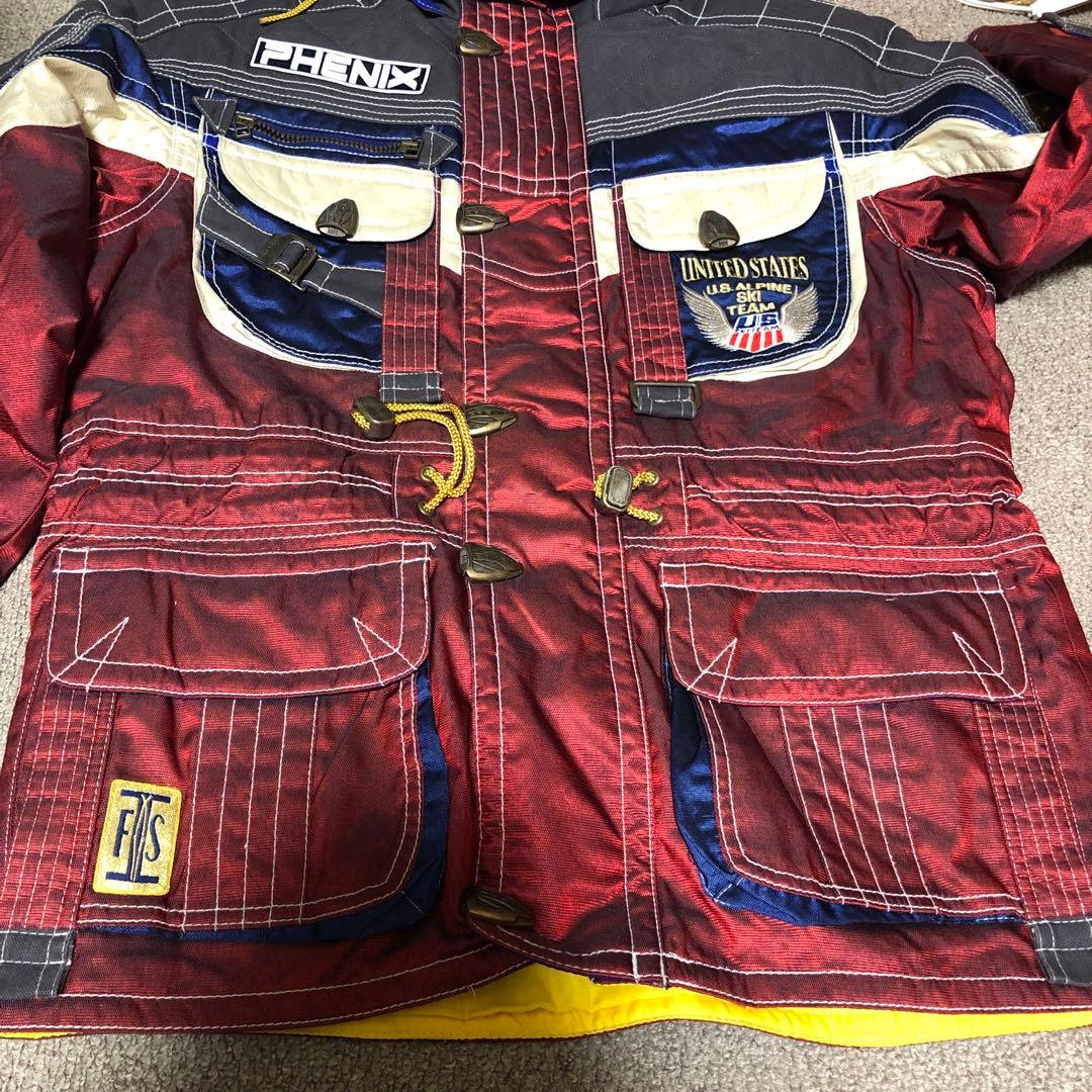美品　PHENIX スキーウェア レッド/ネイビー
