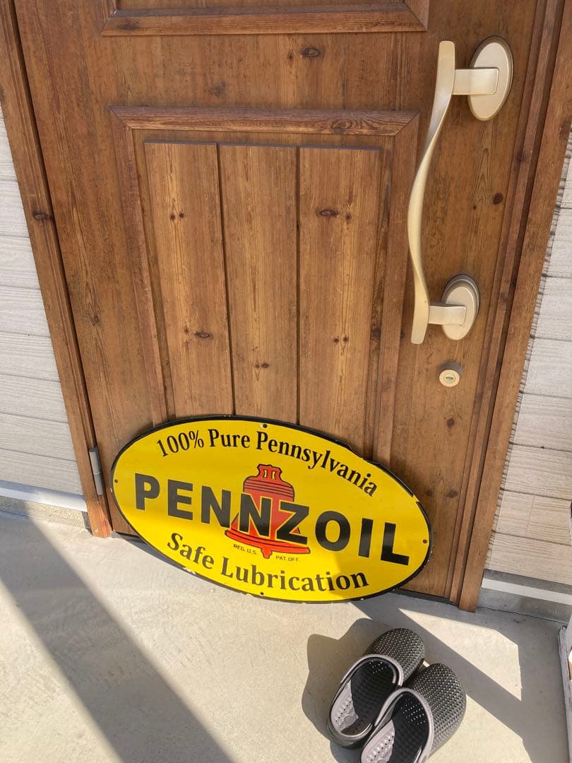 PENNZOIL ペンズオイル　ビンテージ看板