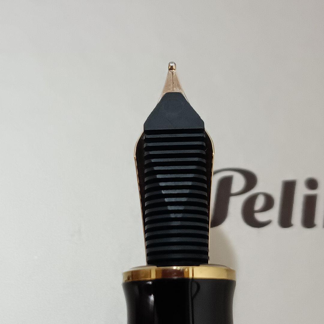 10-1　専用　Pelikan 万年筆 スーべレーン M800 緑縞 F 18k