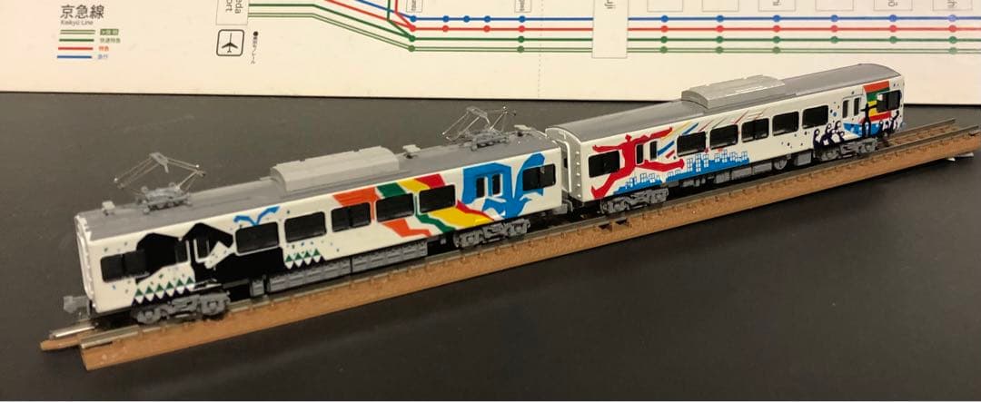 管理番号1583 Nゲージ 京急2000形 さわやかギャラリー号GM製8両セット