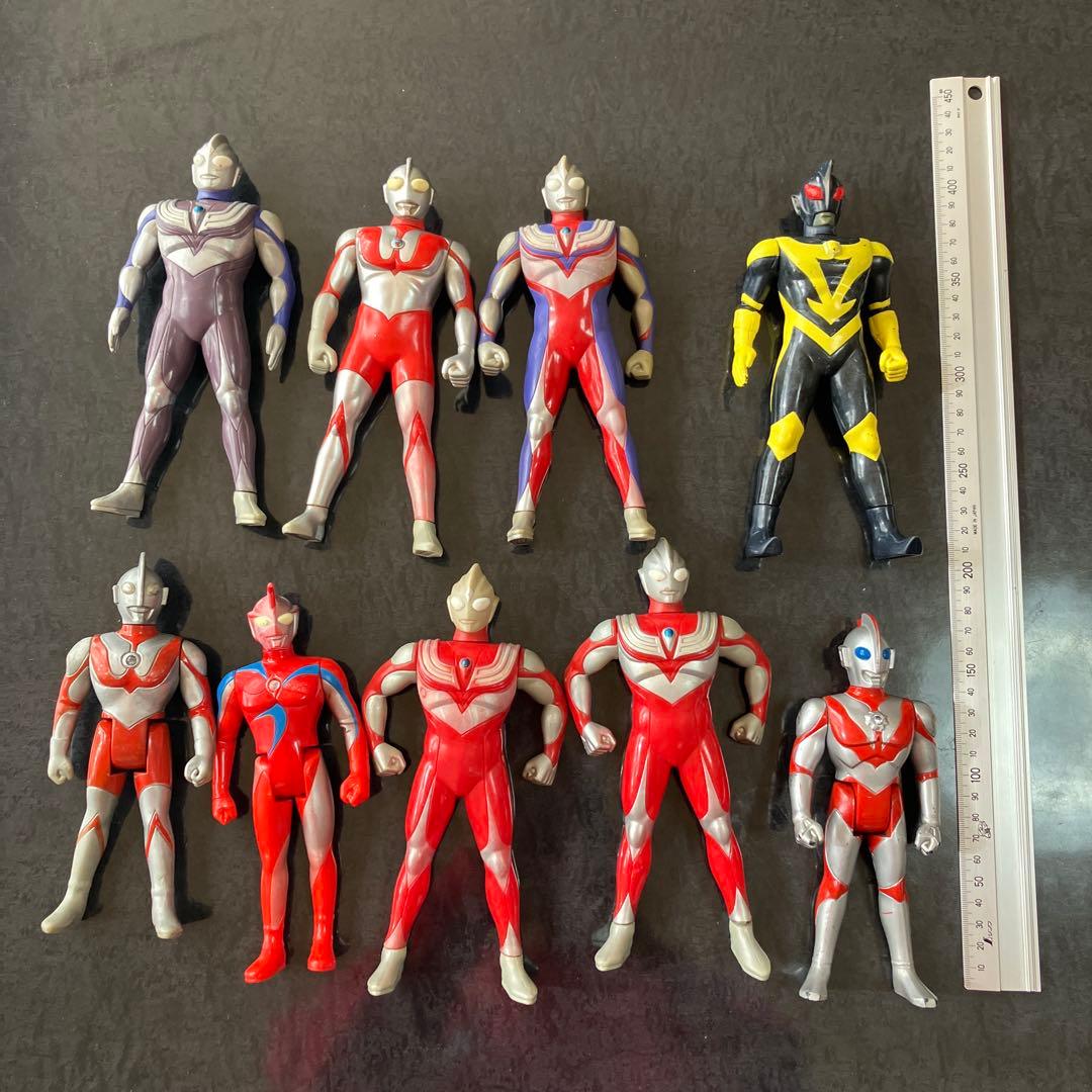 円谷プロウルトラマン　バンダイソフビフィギュア他まとめ売り