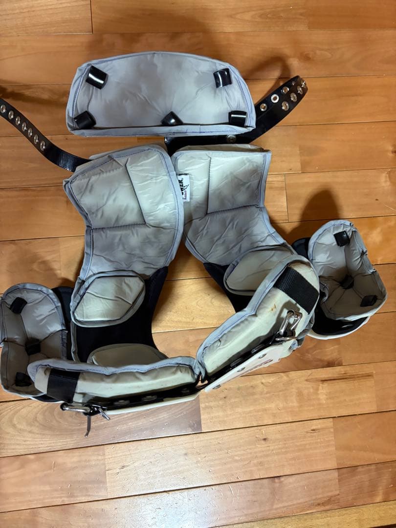 Riddell Power X ホワイトショルダーパッド