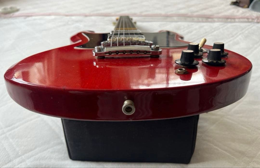 Tomson エレキギターSGタイプ　レッド