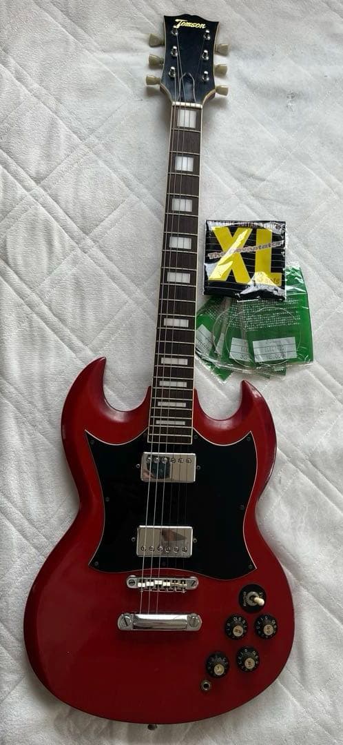 Tomson エレキギターSGタイプ　レッド