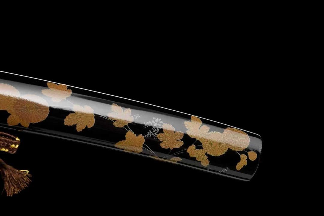 【菊】古兵器 刀装具 日本刀　模造刀 居合刀 武士道 鑑賞用 美術刀 贈り物