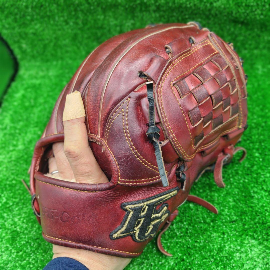 野球グローブ　一般硬式グラブ　ハイゴールド