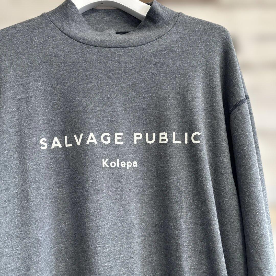 サルベージパブリックコレパ　モックネックシャツ　サイズL 新品未使用