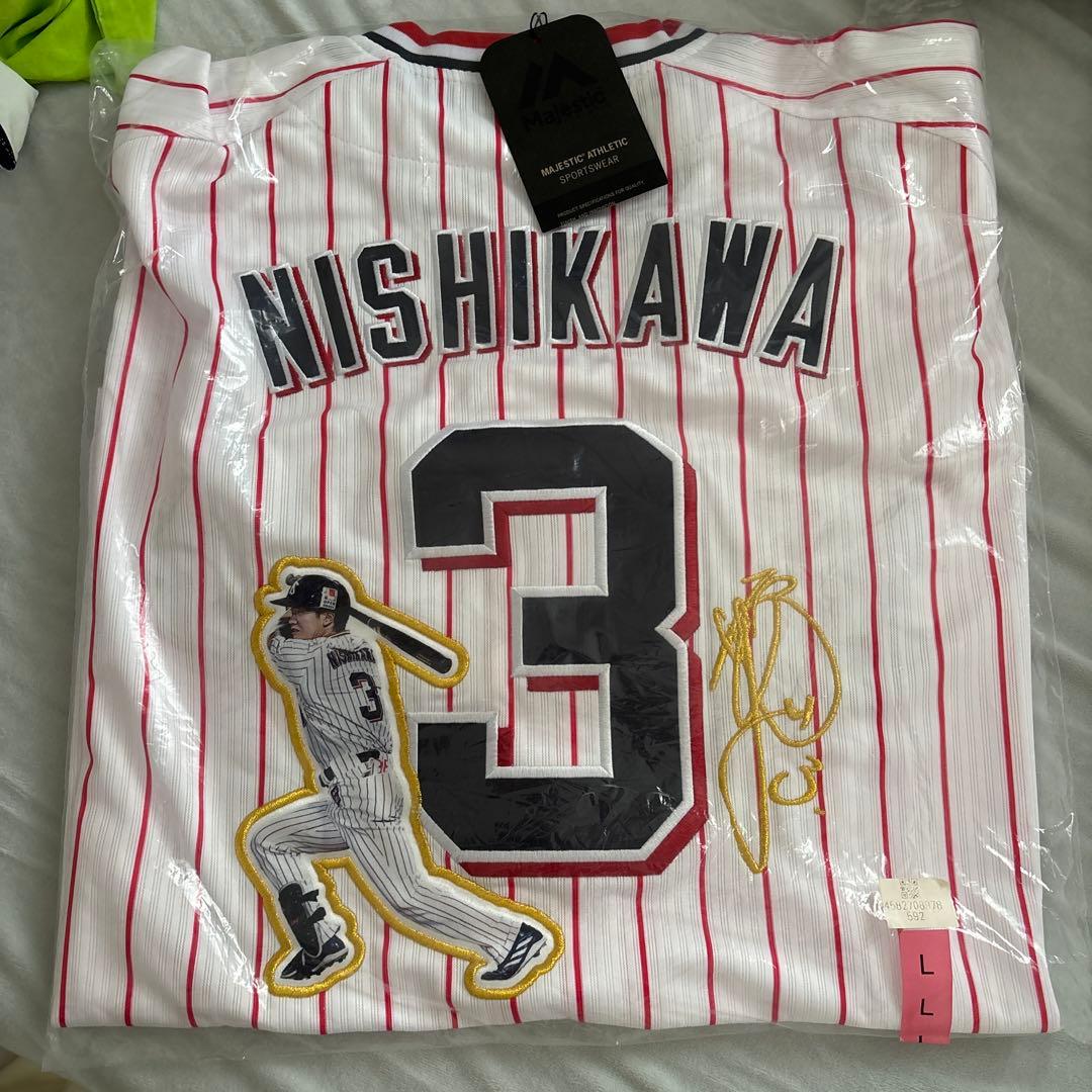 1500試合記念　ヤクルト　西川遥輝　ユニフォーム　1500games 記念ユニ