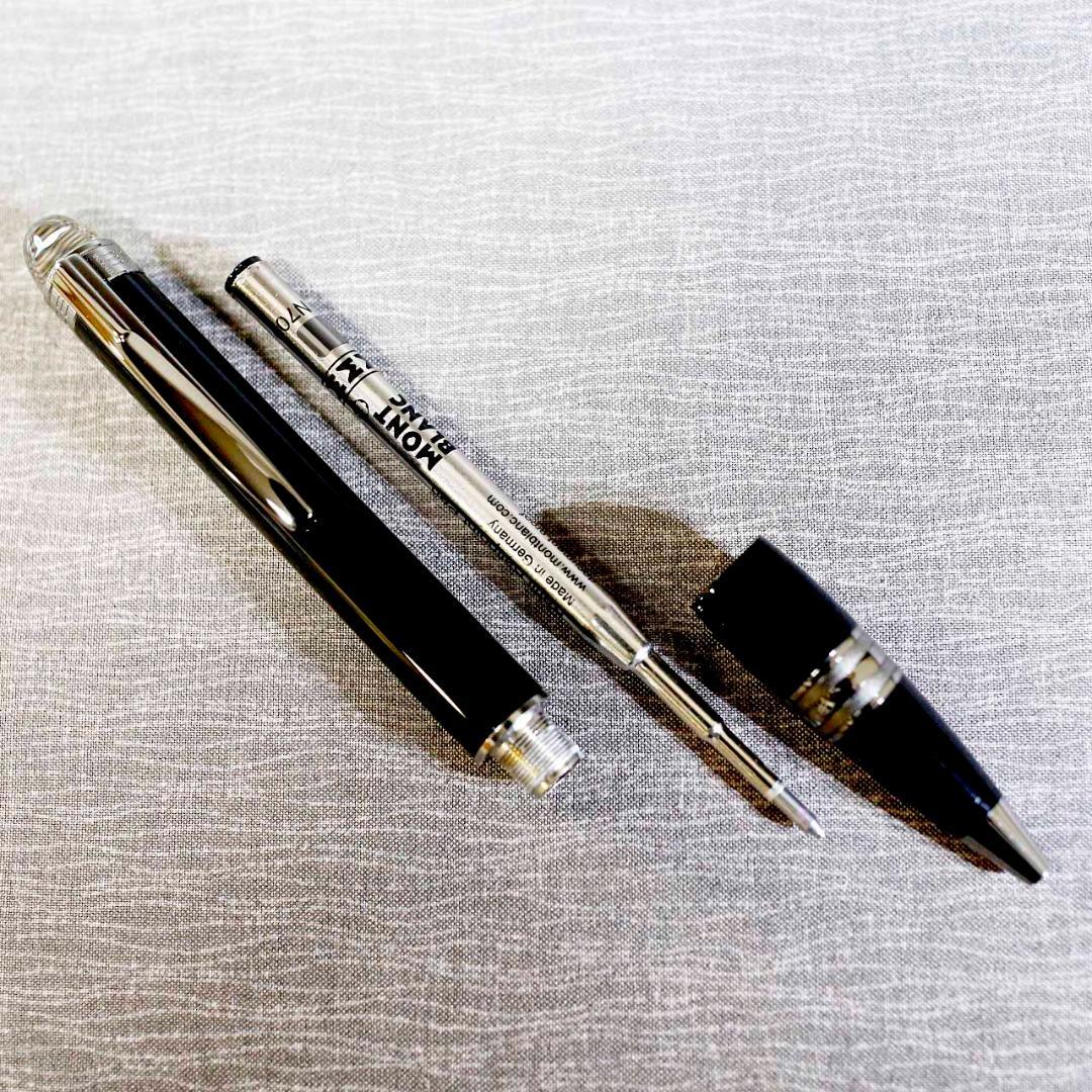 【美品 送料込み】モンブラン ボールペン スターウォーカー ミッドナイトブラック