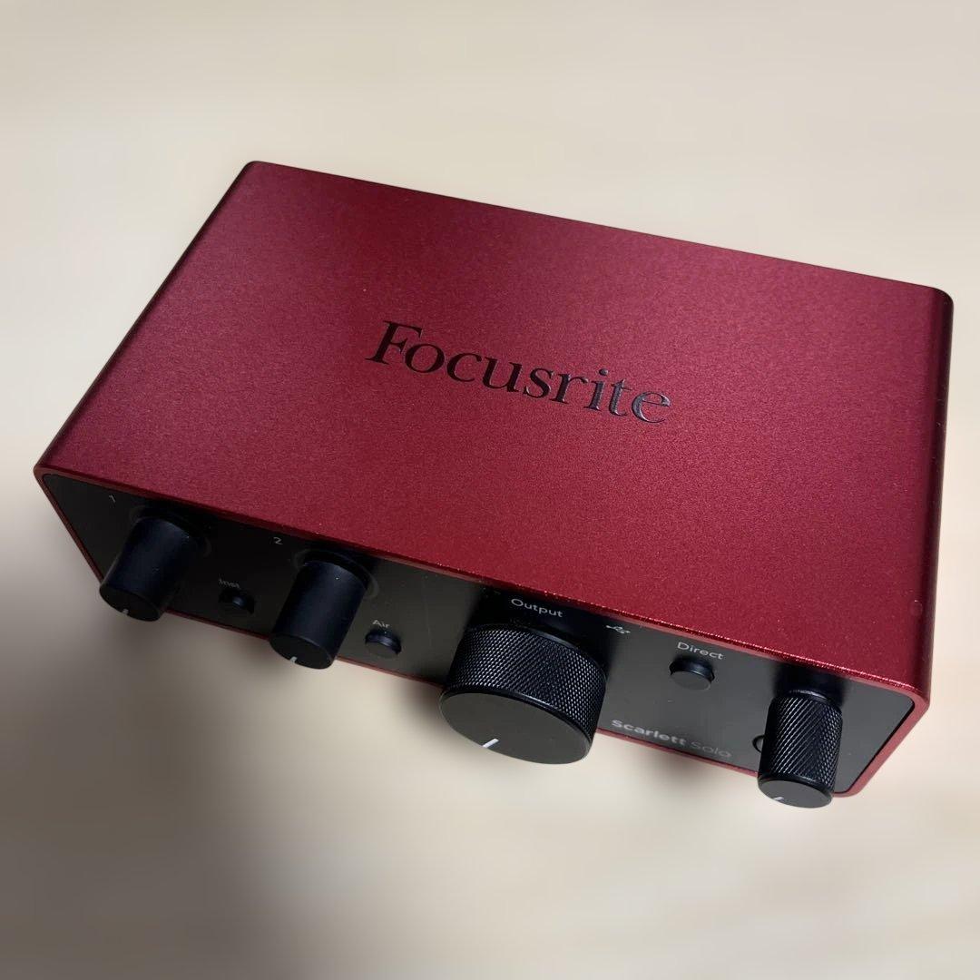 DTM・DAW Focusrite Scarlett Solo Gen4