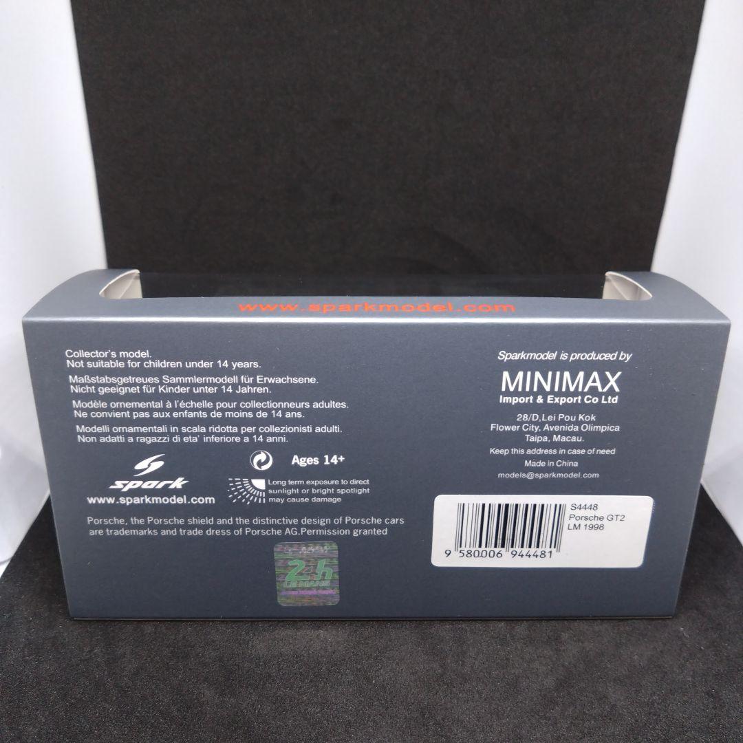 スパーク 1/43 ポルシェ 911 GT2 1998 ル・マン24時間