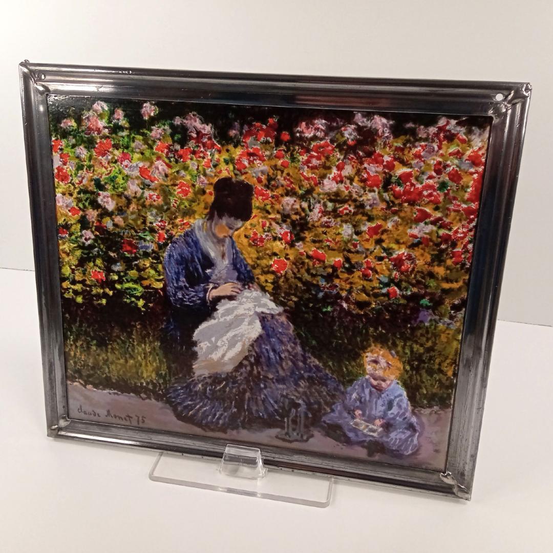 モネ ステンドグラス カミーユと子供ボストン美術館グラスマスターズ