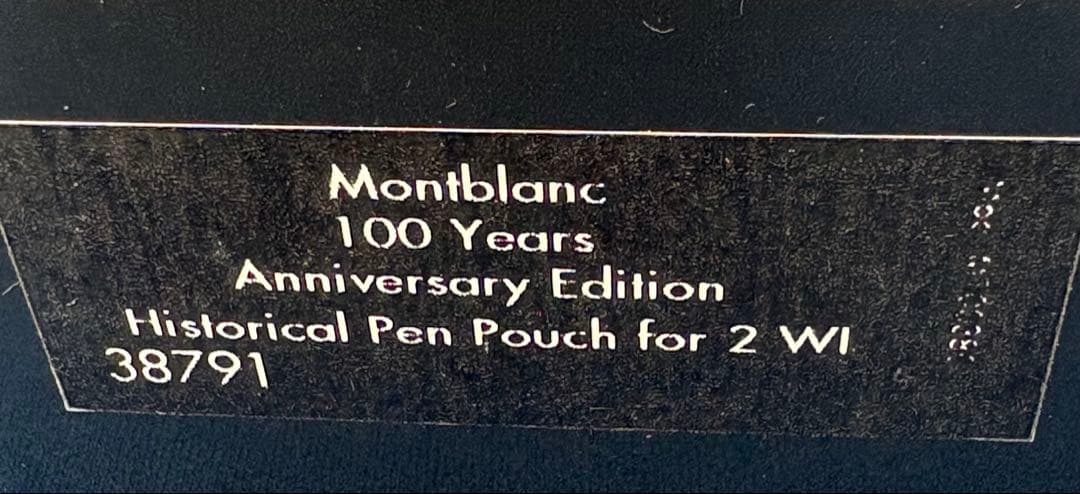 MONTBLANC Anniversary Edition 100年　ペンケース