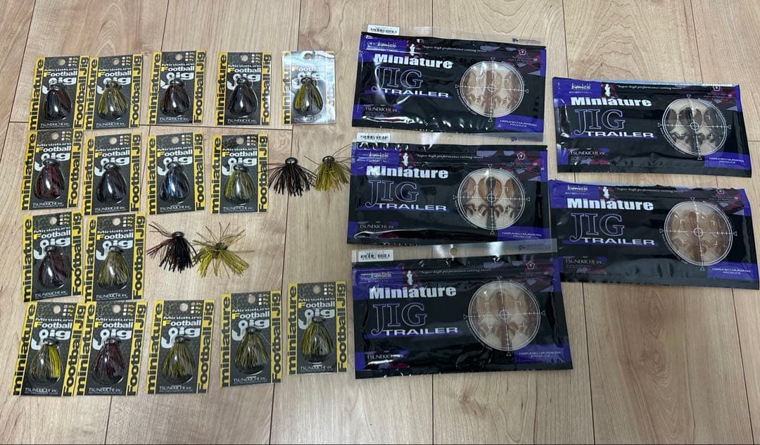 常吉　ツネキチ　ミニチュアフットボールジグ　　ミニチュアジグトレーラー　セット