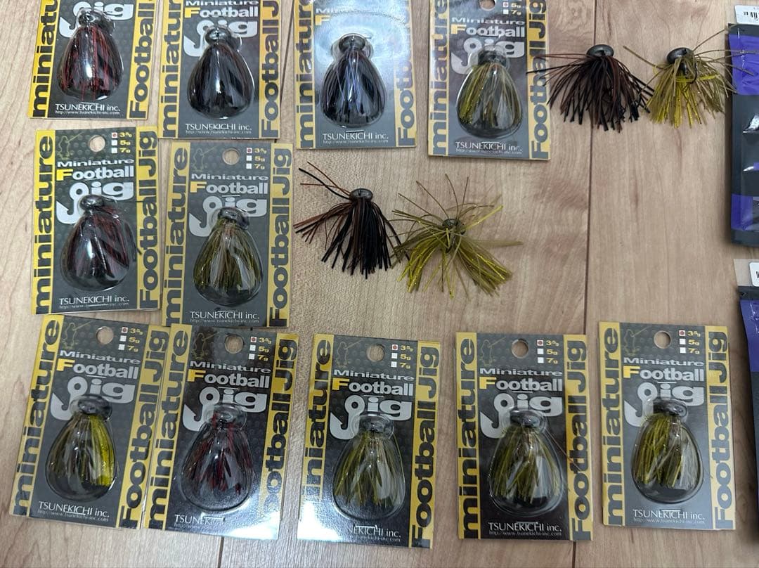 常吉　ツネキチ　ミニチュアフットボールジグ　　ミニチュアジグトレーラー　セット