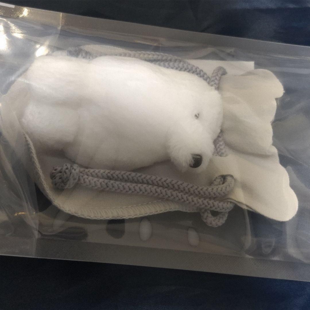 抽選当選品 カネヒラ 白い豆粒ぐらいのぬいぐるみ 空想アパートメント　豆つぶ