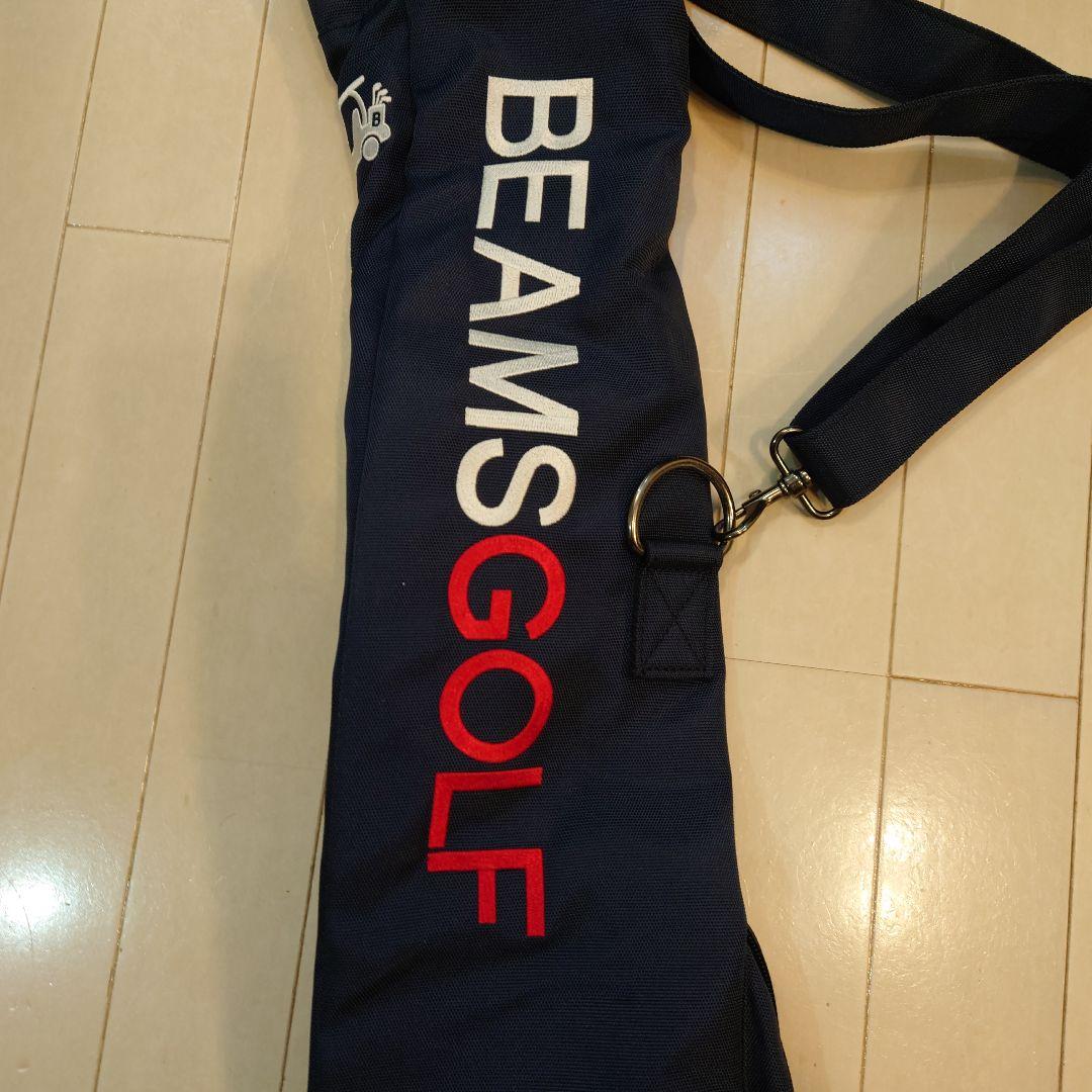 BEAMS GOLFネイビー キャディバッグ