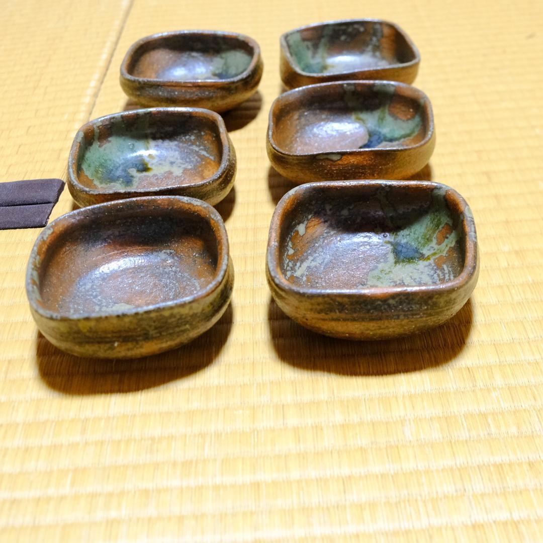 信楽焼 茶道具 6人分 木箱入り