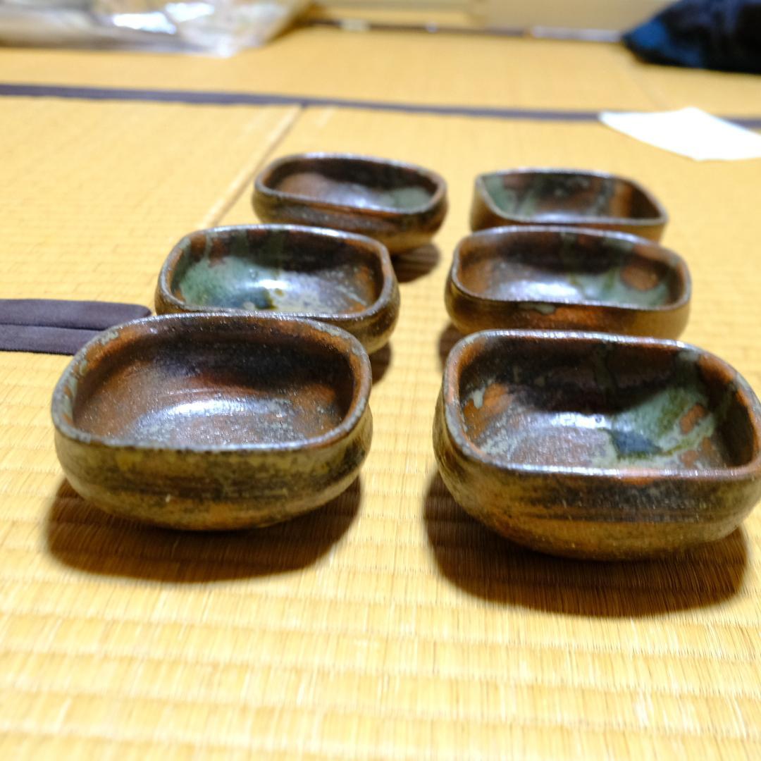 信楽焼 茶道具 6人分 木箱入り