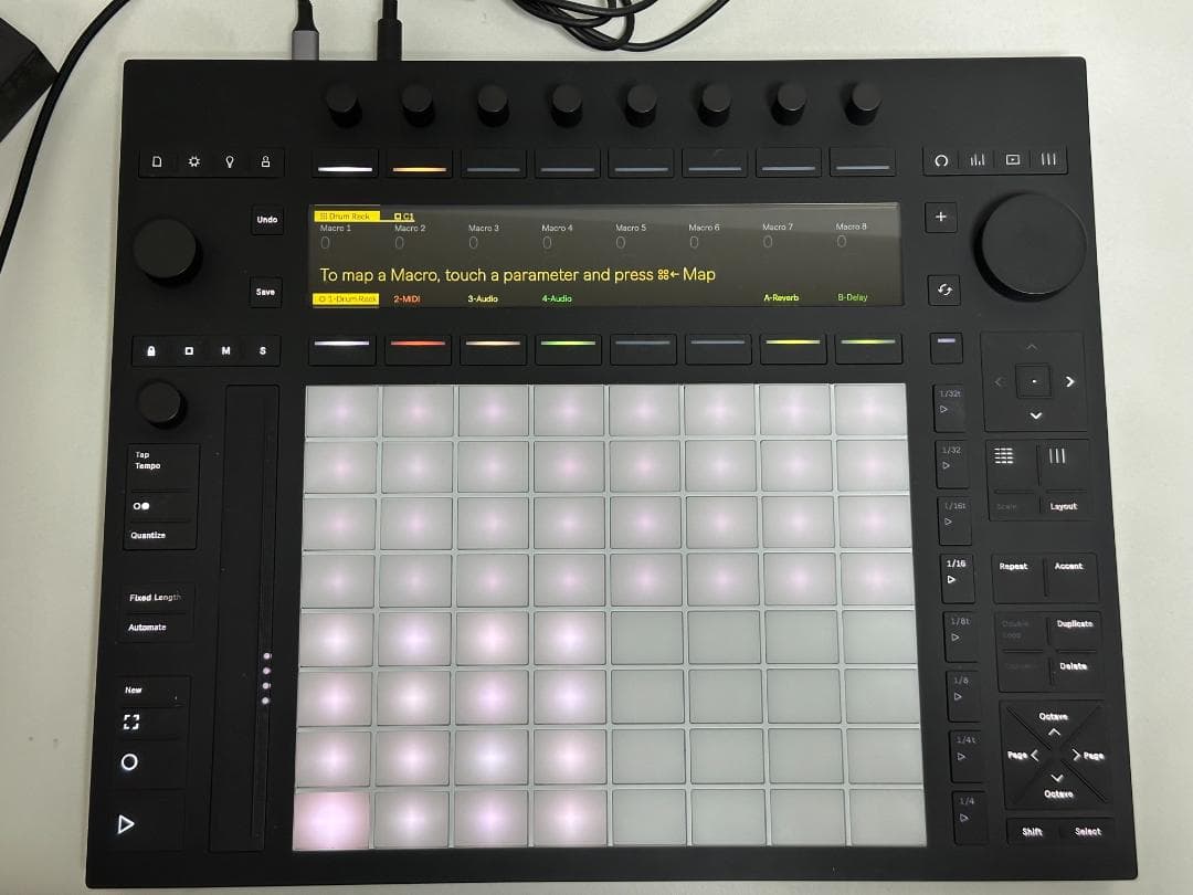 Ableton push3 コントローラー版　デッキセーバー、電源アダプタ2個