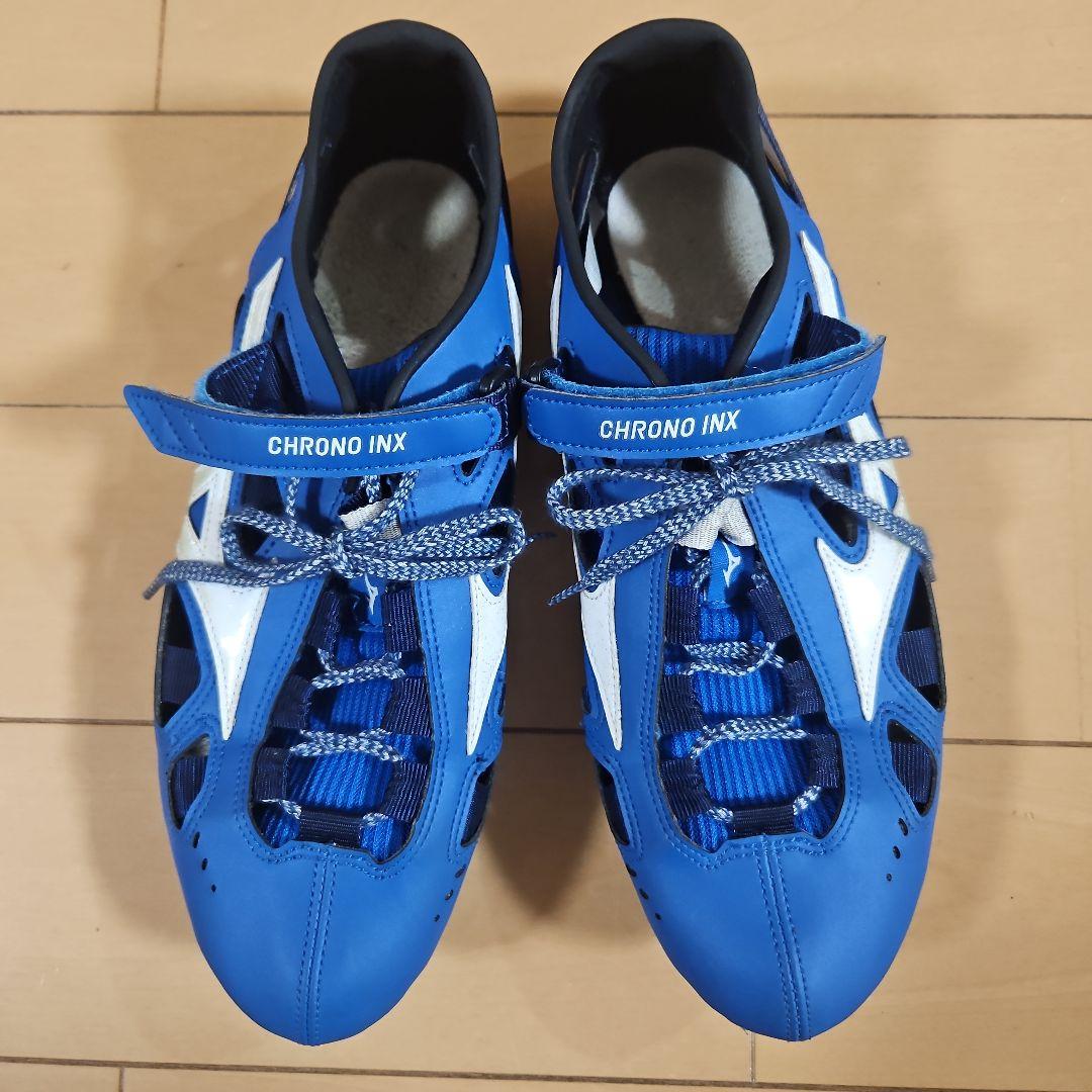 ミズノ　CHRONO INX スパイクシューズ 青　27cm