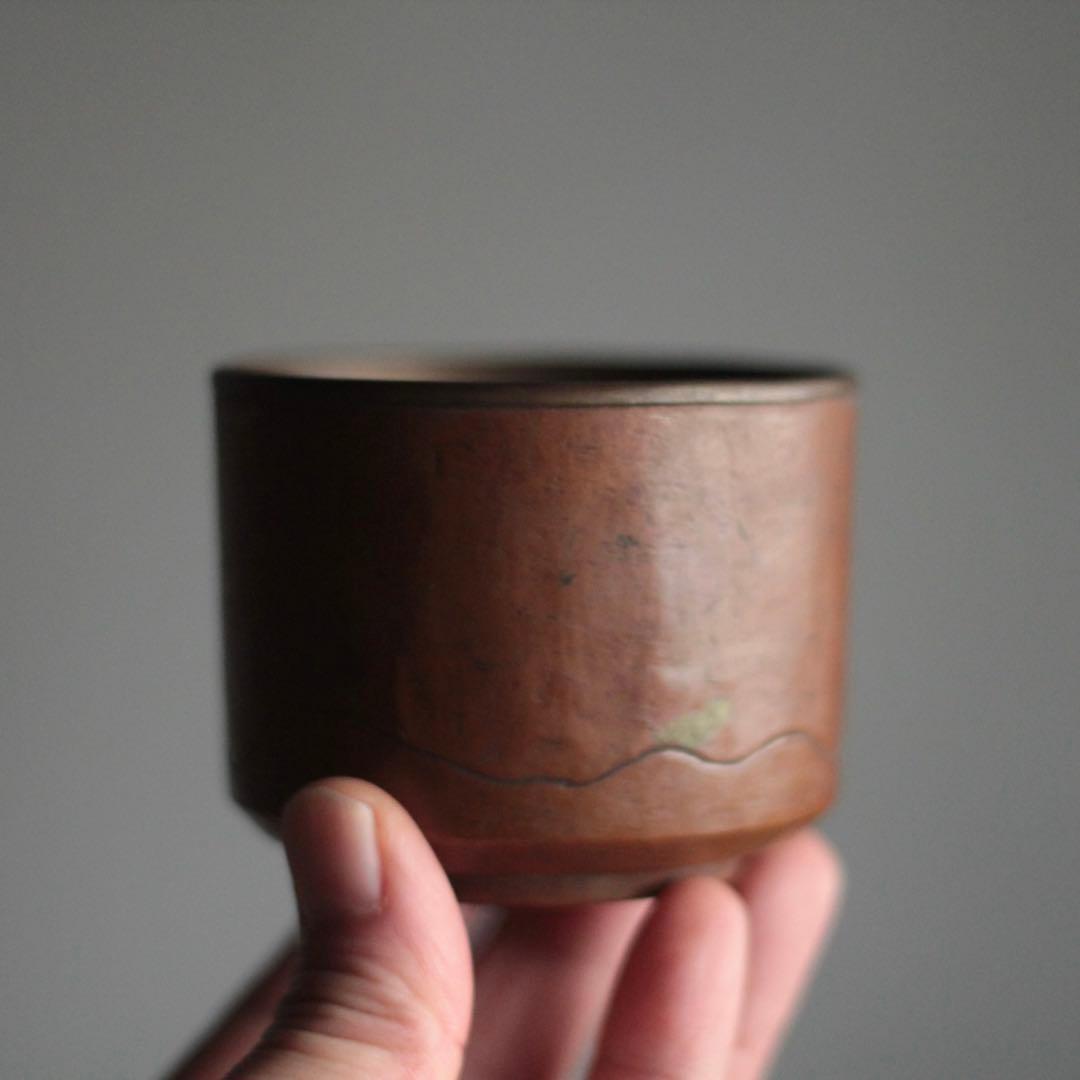 銅製 筒碗 古美術 古道具 アンティーク