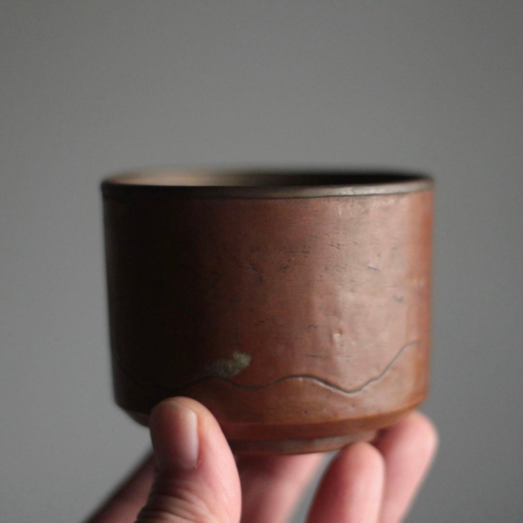 銅製 筒碗 古美術 古道具 アンティーク