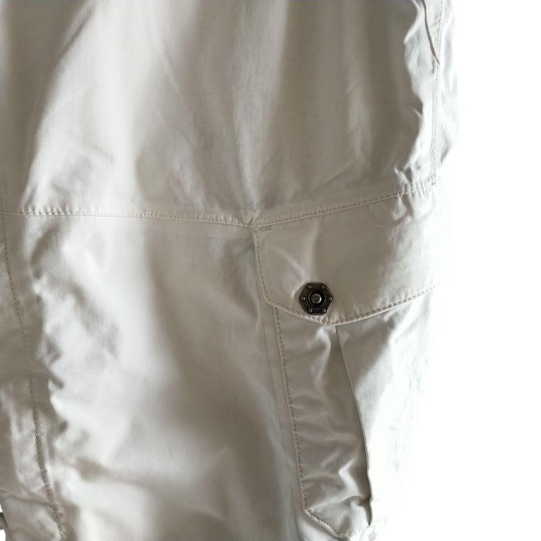 【高機能】US ノースフェイス HYVENT スノーボード パンツ 白 L