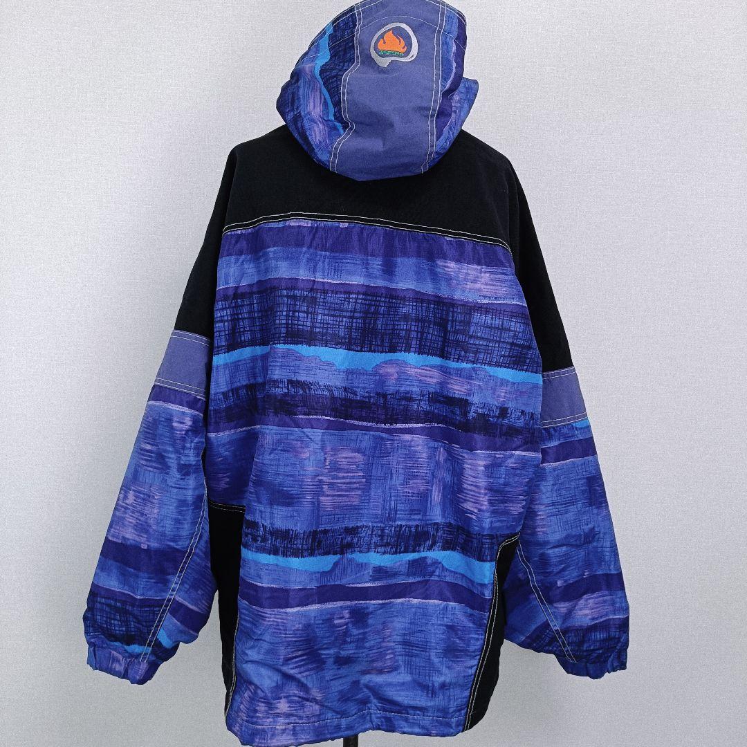 【a2201】DESCENTE スノーボード スキー ウェア XL ブルー