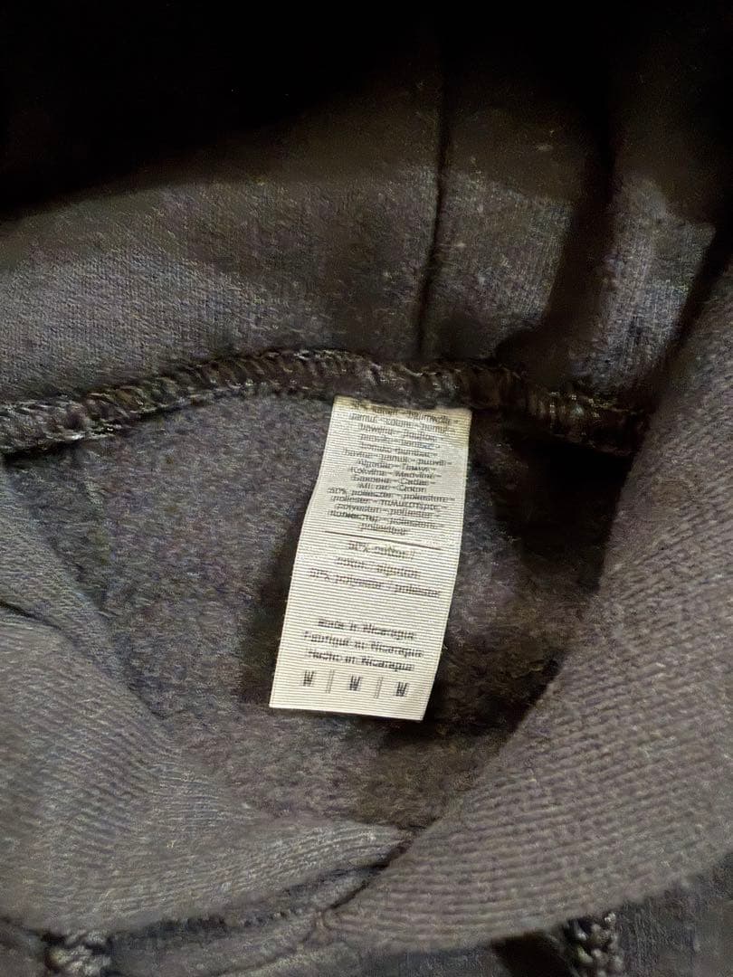 WANS わんず 疑似餌製造 パーカー ブラック M さなぎ しぼり ルアー