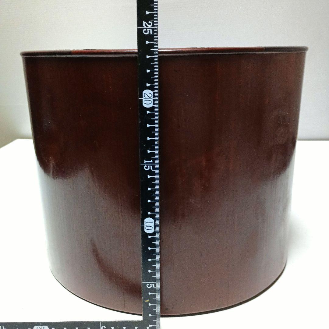 木製火鉢 約30cm　小道具 アンティーク